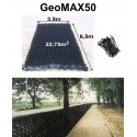 GeoMAX50 * Höhe 5cm Böschungsbefestigung Parkplätze Gartenwege 22,75qm