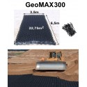 GeoMAX300 * Höhe 30cm Bodenbefestigung Unterbau 22,75qm