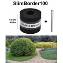 SlimBorder100 * Höhe 10cm RandLiner Beetumrandung Rasenkante