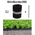 SlimBorder200 * Höhe 20cm Beeteinfassung Beetumrandung Rasenkante