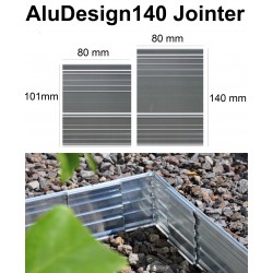 AluDesign*100: 3x1,19m Randbefestigung aus Aluminium
